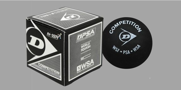 Squashový míč Dunlop Competition (1ks)