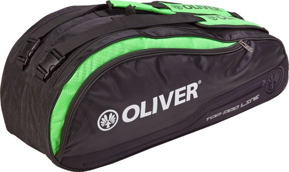 Taška na rakety OLIVER Racketbag TOP PRO černá-zelená