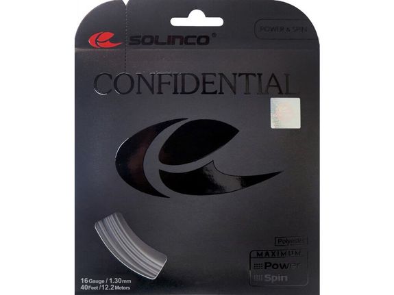 Tenisový výplet Solinco Confidential 16L (12m, 1,25mm)