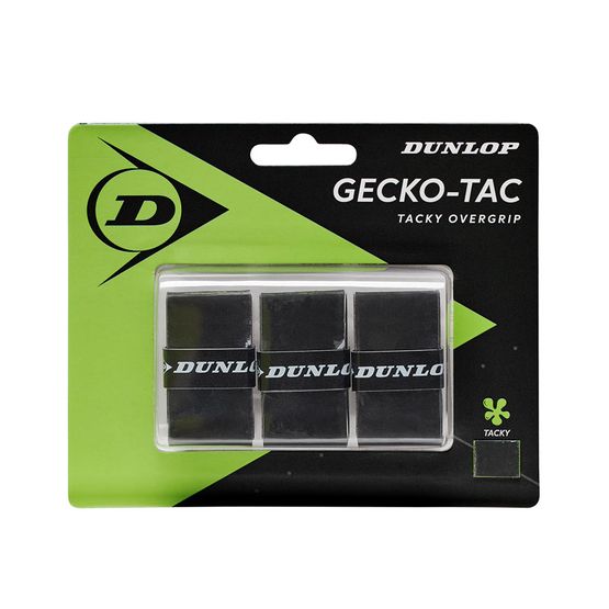 Vrchní omotávka - overgrip Dunlop Gecko Tac (3ks - čierny)